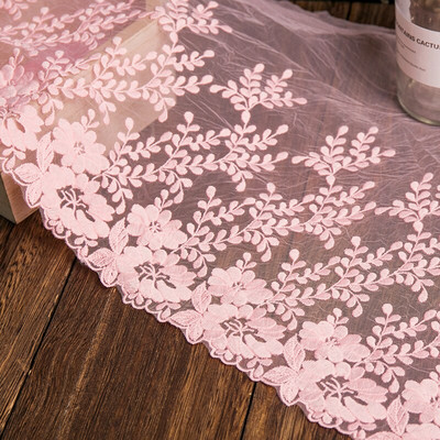 1 jardo baltas nėrinių audinys, 32 cm pločio medvilnė, išsiuvinėti siuvimo reikmenys, juostelės nėrinių puošta suknelė „pasidaryk pats“ drabužių užuolaidos priedai