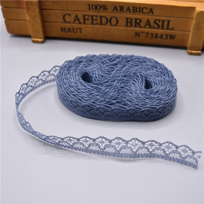 10 jardi Čipkasta vrpca Širina trake 14 mm Obrubljena tkanina DIY izvezena za šivanje Ukrasi vjenčanice Tkanina od afričke čipke