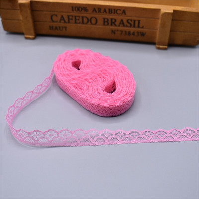 10 jardi Čipkasta vrpca Širina trake 14 mm Obrubljena tkanina DIY izvezena za šivanje Ukrasi vjenčanice Tkanina od afričke čipke