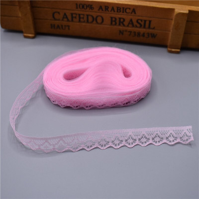 10 jardi Čipkasta vrpca Širina trake 14 mm Obrubljena tkanina DIY izvezena za šivanje Ukrasi vjenčanice Tkanina od afričke čipke