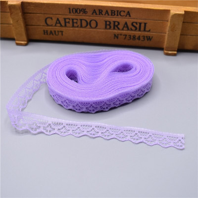 10 jardi Čipkasta vrpca Širina trake 14 mm Obrubljena tkanina DIY izvezena za šivanje Ukrasi vjenčanice Tkanina od afričke čipke
