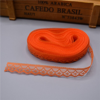 10 jardi Čipkasta vrpca Širina trake 14 mm Obrubljena tkanina DIY izvezena za šivanje Ukrasi vjenčanice Tkanina od afričke čipke