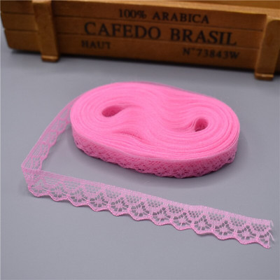 10 jardi Čipkasta vrpca Širina trake 14 mm Obrubljena tkanina DIY izvezena za šivanje Ukrasi vjenčanice Tkanina od afričke čipke