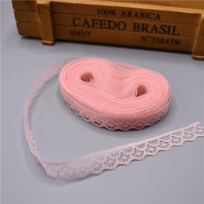 10 jardi Čipkasta vrpca Širina trake 14 mm Obrubljena tkanina DIY izvezena za šivanje Ukrasi vjenčanice Tkanina od afričke čipke