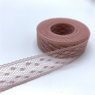 5yard/Let 15mm Kiváló minőségű csipkeszalaggal hímzett csipkeszövet szoknyatartozékokhoz Díszítés kézzel készített varrószövet