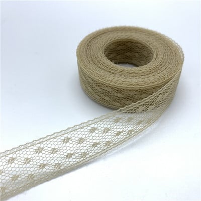 5yard/Let 15mm Kiváló minőségű csipkeszalaggal hímzett csipkeszövet szoknyatartozékokhoz Díszítés kézzel készített varrószövet