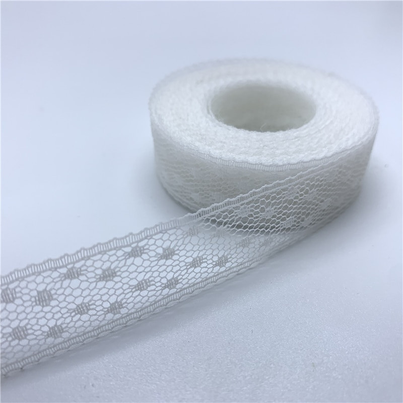 5yard/Let 15mm Kiváló minőségű csipkeszalaggal hímzett csipkeszövet szoknyatartozékokhoz Díszítés kézzel készített varrószövet