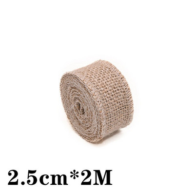 5M 6mm-50mm Iuta naturală cu fundă cu fundă artizanat DIY vintage din iuta din pânză de pânză țesătură ambalaj cadou, cusut, petrecere, nuntă, decorațiuni de Crăciun