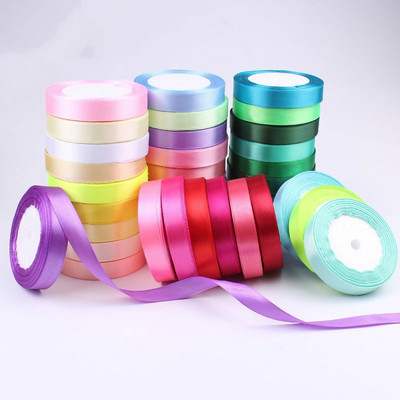 6-50mm 22meters/Roll Grosgrain Satin Ribbons for Wedding Christmas Party Decoration Handmade DIY Bow Craft Ribbons Card gift