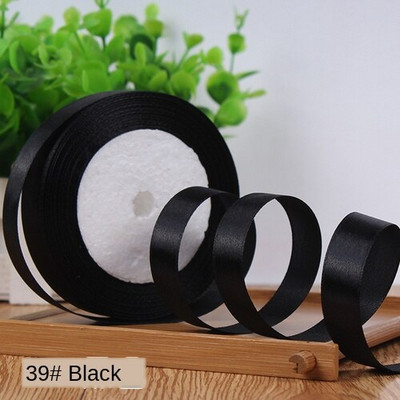 6-50 mm 22 meetrit/rullitud Grosgrain satiinpaelad pulmadeks jõulupeo kaunistamiseks Käsitsi valmistatud vibu käsitööpaelad kaardi kingitus