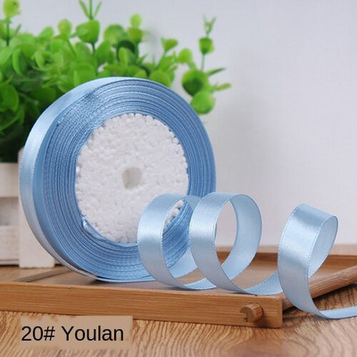 6-50 mm 22 meetrit/rullitud Grosgrain satiinpaelad pulmadeks jõulupeo kaunistamiseks Käsitsi valmistatud vibu käsitööpaelad kaardi kingitus