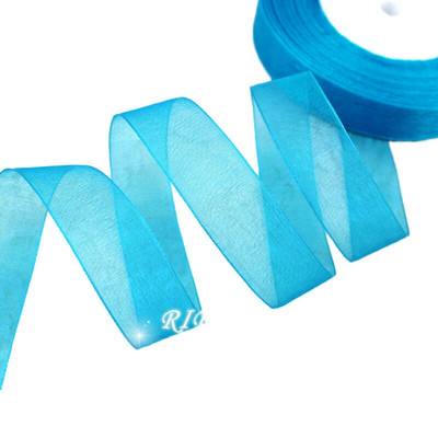 (50 jardų/ritinys) Organzos juostelė Didmeninė dovanų pakavimo dekoracija Kalėdinės šilko juostelės nėrinių audinys 12/15/20/25/40/50mm