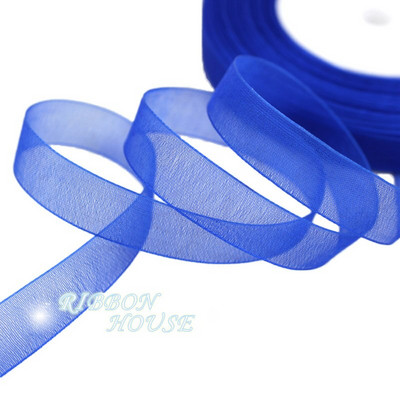 (50 jardų/ritinys) Organzos juostelė Didmeninė dovanų pakavimo dekoracija Kalėdinės šilko juostelės nėrinių audinys 12/15/20/25/40/50mm