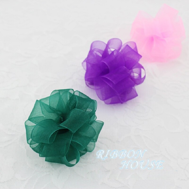 (50 jardų/ritinys) Organzos juostelė Didmeninė dovanų pakavimo dekoracija Kalėdinės šilko juostelės nėrinių audinys 12/15/20/25/40/50mm