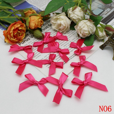 (50-200 τμχ/συσκευασία) Φιόγκοι με κορδέλα Μικρού μεγέθους Σατέν κορδέλα Φιόγκος Λουλούδι Χειροτεχνία Διακόσμηση Χειροτεχνίας DIY Χειροτεχνία Διακόσμησης πάρτι Ύφασμα