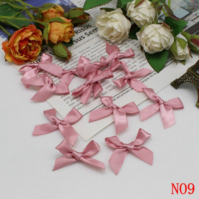 (50-200 τμχ/συσκευασία) Φιόγκοι με κορδέλα Μικρού μεγέθους Σατέν κορδέλα Φιόγκος Λουλούδι Χειροτεχνία Διακόσμηση Χειροτεχνίας DIY Χειροτεχνία Διακόσμησης πάρτι Ύφασμα