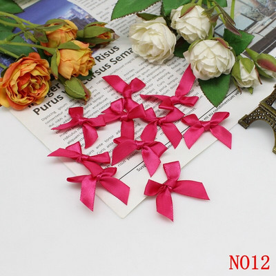 (50-200 τμχ/συσκευασία) Φιόγκοι με κορδέλα Μικρού μεγέθους Σατέν κορδέλα Φιόγκος Λουλούδι Χειροτεχνία Διακόσμηση Χειροτεχνίας DIY Χειροτεχνία Διακόσμησης πάρτι Ύφασμα