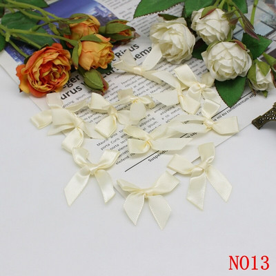 (50-200 τμχ/συσκευασία) Φιόγκοι με κορδέλα Μικρού μεγέθους Σατέν κορδέλα Φιόγκος Λουλούδι Χειροτεχνία Διακόσμηση Χειροτεχνίας DIY Χειροτεχνία Διακόσμησης πάρτι Ύφασμα