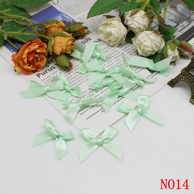 (50-200 τμχ/συσκευασία) Φιόγκοι με κορδέλα Μικρού μεγέθους Σατέν κορδέλα Φιόγκος Λουλούδι Χειροτεχνία Διακόσμηση Χειροτεχνίας DIY Χειροτεχνία Διακόσμησης πάρτι Ύφασμα