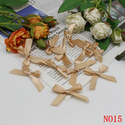 (50-200 τμχ/συσκευασία) Φιόγκοι με κορδέλα Μικρού μεγέθους Σατέν κορδέλα Φιόγκος Λουλούδι Χειροτεχνία Διακόσμηση Χειροτεχνίας DIY Χειροτεχνία Διακόσμησης πάρτι Ύφασμα