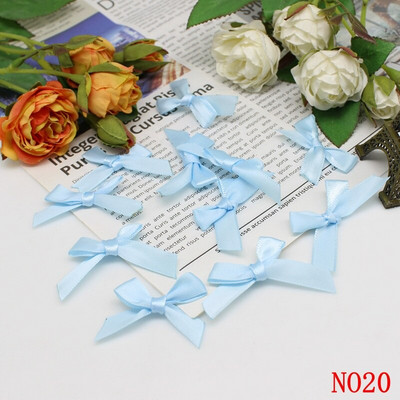 (50-200 τμχ/συσκευασία) Φιόγκοι με κορδέλα Μικρού μεγέθους Σατέν κορδέλα Φιόγκος Λουλούδι Χειροτεχνία Διακόσμηση Χειροτεχνίας DIY Χειροτεχνία Διακόσμησης πάρτι Ύφασμα