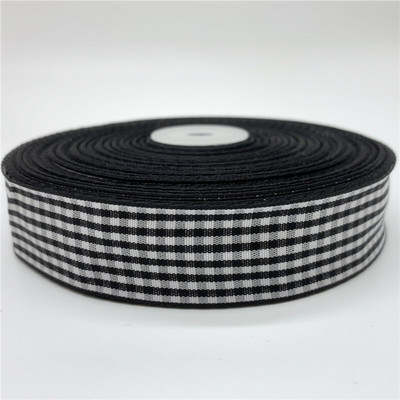 5 yarzi/lot 10/15/20/25mm Panglică roșie în carouri Panglică imprimată cu grilă pentru acasă, nuntă, decorare de Crăciun, ambalaj pentru cadou DIY