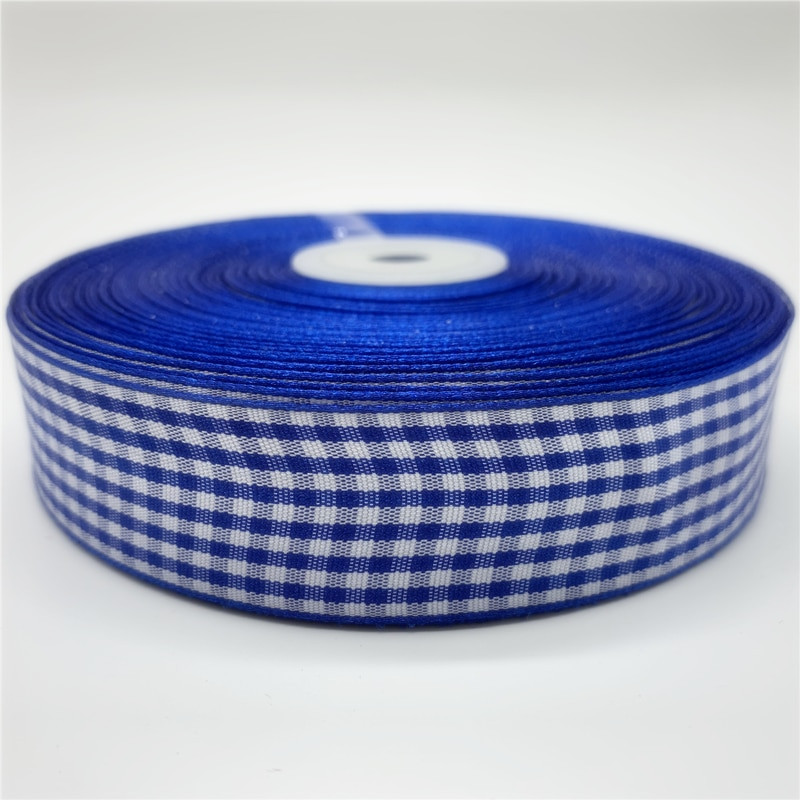 5 yarzi/lot 10/15/20/25mm Panglică roșie în carouri Panglică imprimată cu grilă pentru acasă, nuntă, decorare de Crăciun, ambalaj pentru cadou DIY