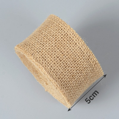 2M/Rola Panglici din pânză de jută naturală pentru meșteșuguri, vintage, rustice, pentru petrecerea de nuntă, decorative, bricolaj, acasă, pentru împachetarea cadourilor de Crăciun