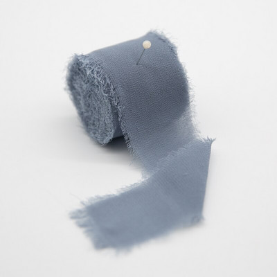 Äärisega šifoonpael Siiditaolised paelad Pulmakutse Kimbukangast Paelad 3,8cmx6,4m jõulukaunistusega kingituste pakkimine