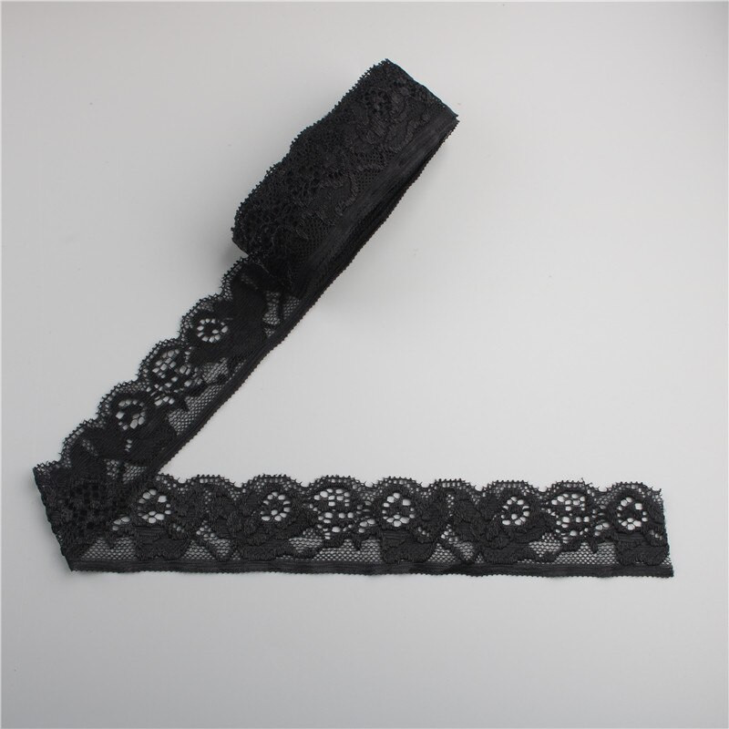 5Yards/lot Garnituri din dantelă elastică de înaltă calitate pentru cusut îmbrăcăminte Decorațiuni de nuntă 30mm Panglică din țesătură din dantelă elastică de Crăciun DIY