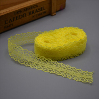 Visokokvalitetna čipkasta vrpca od 10 jardi širine 28 mm obrubljena tkanina DIY izvezeni mrežni kabel za šivanje Dekoracija tkanina od afričke čipke