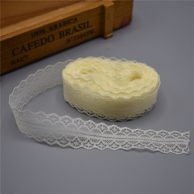 Visokokvalitetna čipkasta vrpca od 10 jardi širine 28 mm obrubljena tkanina DIY izvezeni mrežni kabel za šivanje Dekoracija tkanina od afričke čipke