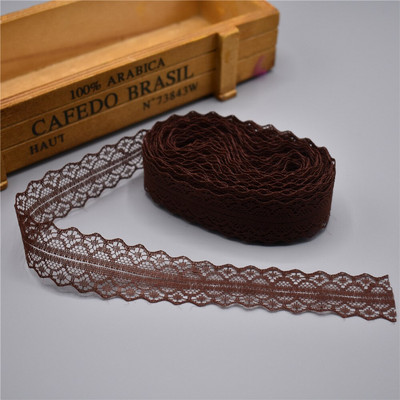 Visokokvalitetna čipkasta vrpca od 10 jardi širine 28 mm obrubljena tkanina DIY izvezeni mrežni kabel za šivanje Dekoracija tkanina od afričke čipke