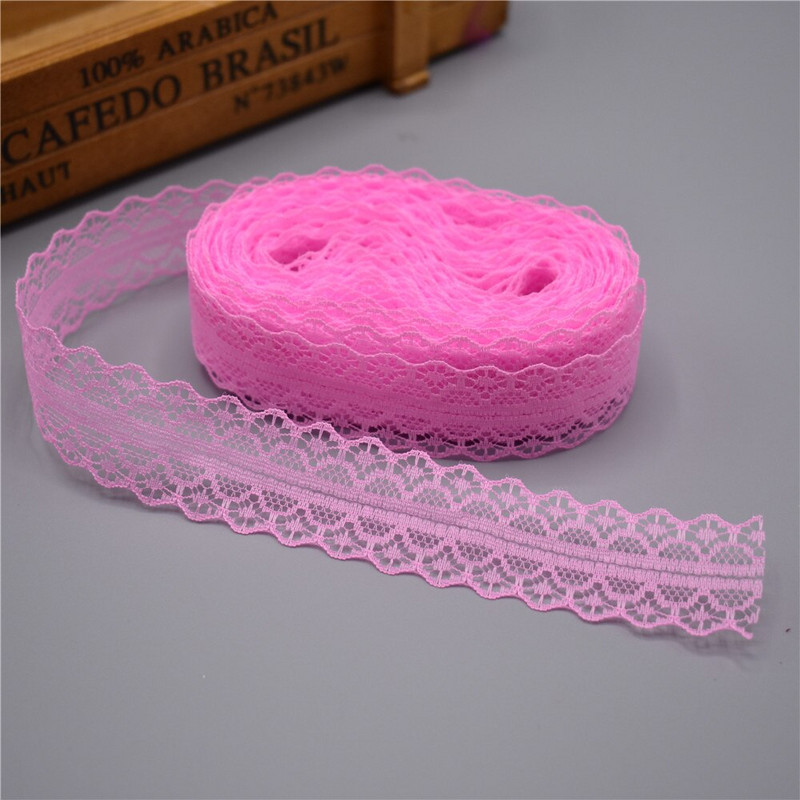 Visokokvalitetna čipkasta vrpca od 10 jardi širine 28 mm obrubljena tkanina DIY izvezeni mrežni kabel za šivanje Dekoracija tkanina od afričke čipke