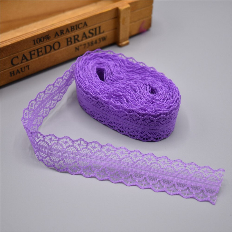 Visokokvalitetna čipkasta vrpca od 10 jardi širine 28 mm obrubljena tkanina DIY izvezeni mrežni kabel za šivanje Dekoracija tkanina od afričke čipke