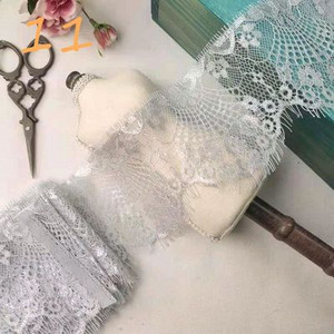 Χρωματιστές βλεφαρίδες Δαντέλα Διακοσμητικό λουλούδι Φούστα DIY στρίφωμα, μανίκια λαιμόκοψη δαντέλα ύφασμα διακόσμηση πέπλο ρούχων