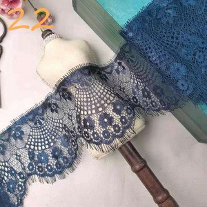 Χρωματιστές βλεφαρίδες Δαντέλα Διακοσμητικό λουλούδι Φούστα DIY στρίφωμα, μανίκια λαιμόκοψη δαντέλα ύφασμα διακόσμηση πέπλο ρούχων