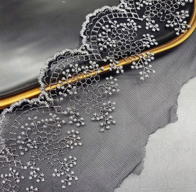 2 metra Novo u dolasku Zlatno Srebrna Tkanina Cvjetna Venecijanska Čipka Gipur Čipkasti Vez Hot Rasprodaja Lijepo Šivaća Čipka Obrub 10,5 cm