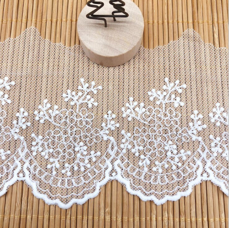 2 metra Novo u dolasku Zlatno Srebrna Tkanina Cvjetna Venecijanska Čipka Gipur Čipkasti Vez Hot Rasprodaja Lijepo Šivaća Čipka Obrub 10,5 cm