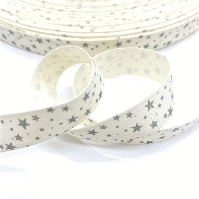 5 jardi 15 mm puuvillase paelaga trükitud puuvillased paelad pulmadeks jõulukaunistuseks DIY õmbluskangas