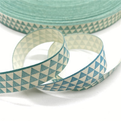 5 jardi 15 mm puuvillase paelaga trükitud puuvillased paelad pulmadeks jõulukaunistuseks DIY õmbluskangas