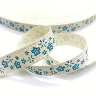 5 jardi 15 mm puuvillase paelaga trükitud puuvillased paelad pulmadeks jõulukaunistuseks DIY õmbluskangas