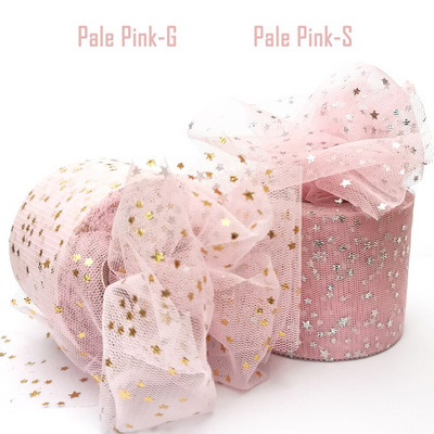 60 mm 25 jardi kuldne hõbetäheline tüllist lint, sädelev võrkpool Ise tee ise käsitsi valmistatud käsitöö kingituste pakkimine väljalõigete raamatusse pulmapeo sisekujundus