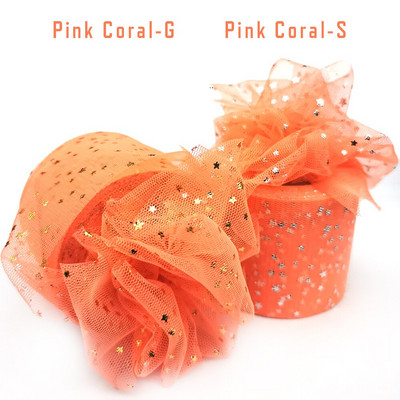 60 mm 25 jardi kuldne hõbetäheline tüllist lint, sädelev võrkpool Ise tee ise käsitsi valmistatud käsitöö kingituste pakkimine väljalõigete raamatusse pulmapeo sisekujundus