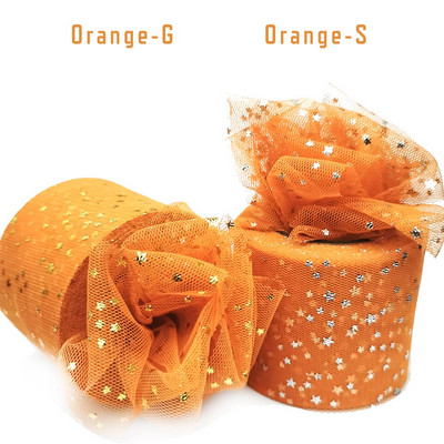 60 mm 25 jardi kuldne hõbetäheline tüllist lint, sädelev võrkpool Ise tee ise käsitsi valmistatud käsitöö kingituste pakkimine väljalõigete raamatusse pulmapeo sisekujundus