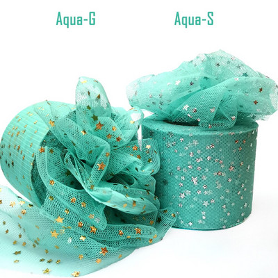 60 mm 25 jardi kuldne hõbetäheline tüllist lint, sädelev võrkpool Ise tee ise käsitsi valmistatud käsitöö kingituste pakkimine väljalõigete raamatusse pulmapeo sisekujundus