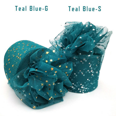 60 mm 25 jardi kuldne hõbetäheline tüllist lint, sädelev võrkpool Ise tee ise käsitsi valmistatud käsitöö kingituste pakkimine väljalõigete raamatusse pulmapeo sisekujundus