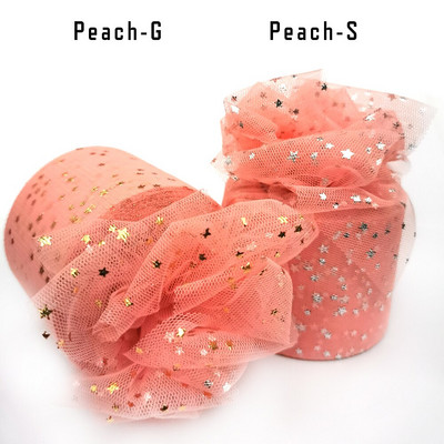 60 mm 25 jardi kuldne hõbetäheline tüllist lint, sädelev võrkpool Ise tee ise käsitsi valmistatud käsitöö kingituste pakkimine väljalõigete raamatusse pulmapeo sisekujundus