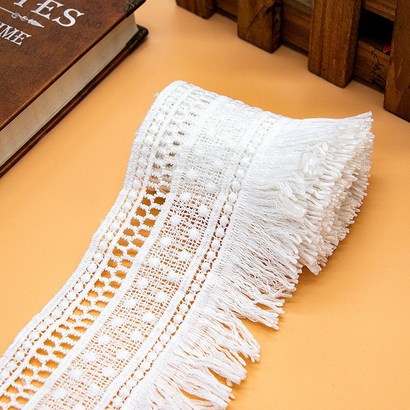 Κουρτίνα Φόρεμα Φόρεμα με κορδέλα 7 εκατοστών και δαντέλα Χειροποίητα υφάσματα για ράψιμο ρούχων