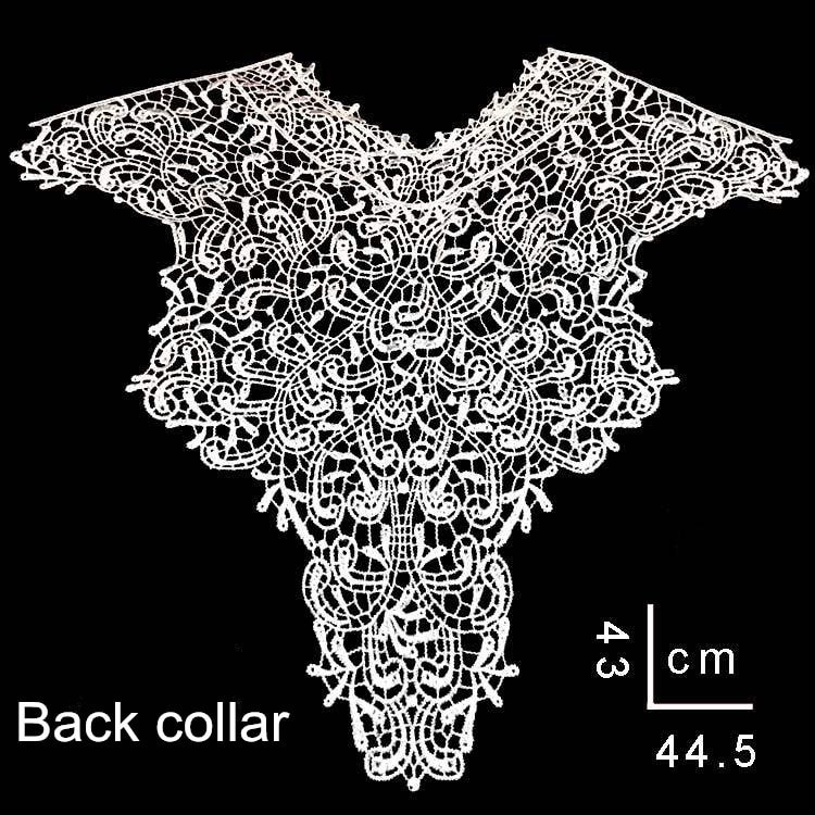 Craft γιακάς Venise Pink Floral κεντημένο απλικέ Διακοσμημένο με λαιμόκοψη με δαντέλα γιακάς ράψιμο Scrapbooking